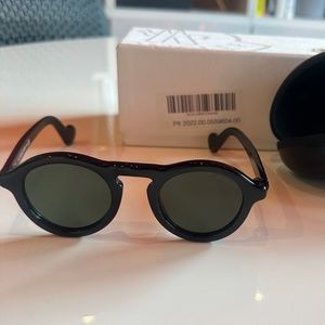 Moncler Black Acetate Sunglasses